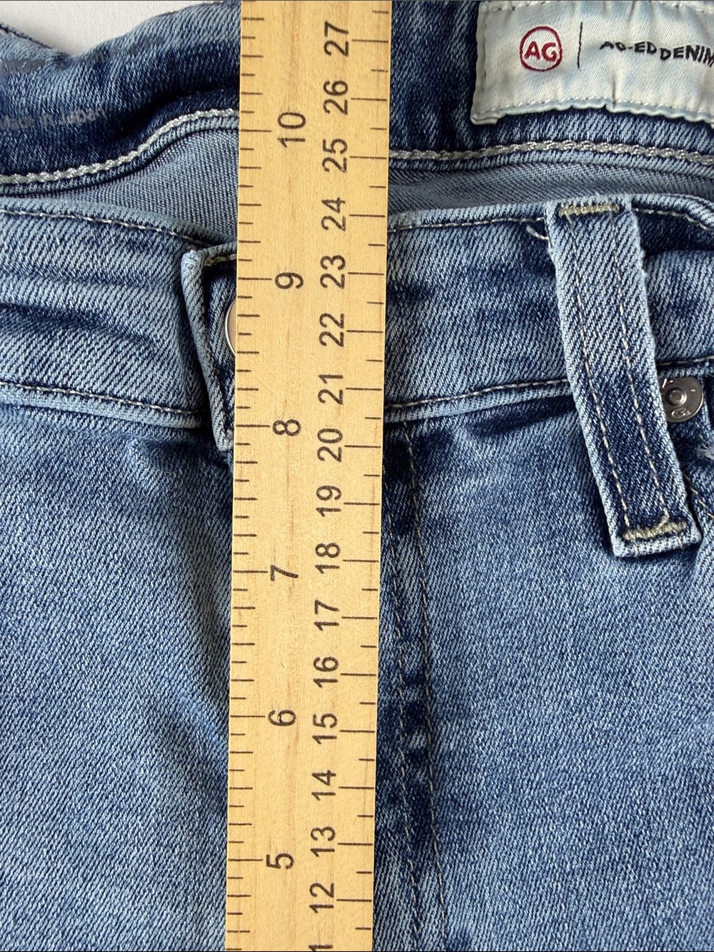 AG Adriano Goldschmied Minnie Flare Jeans Size 28 Cropped Flare Denim - See Desc - Picture 5 of 9